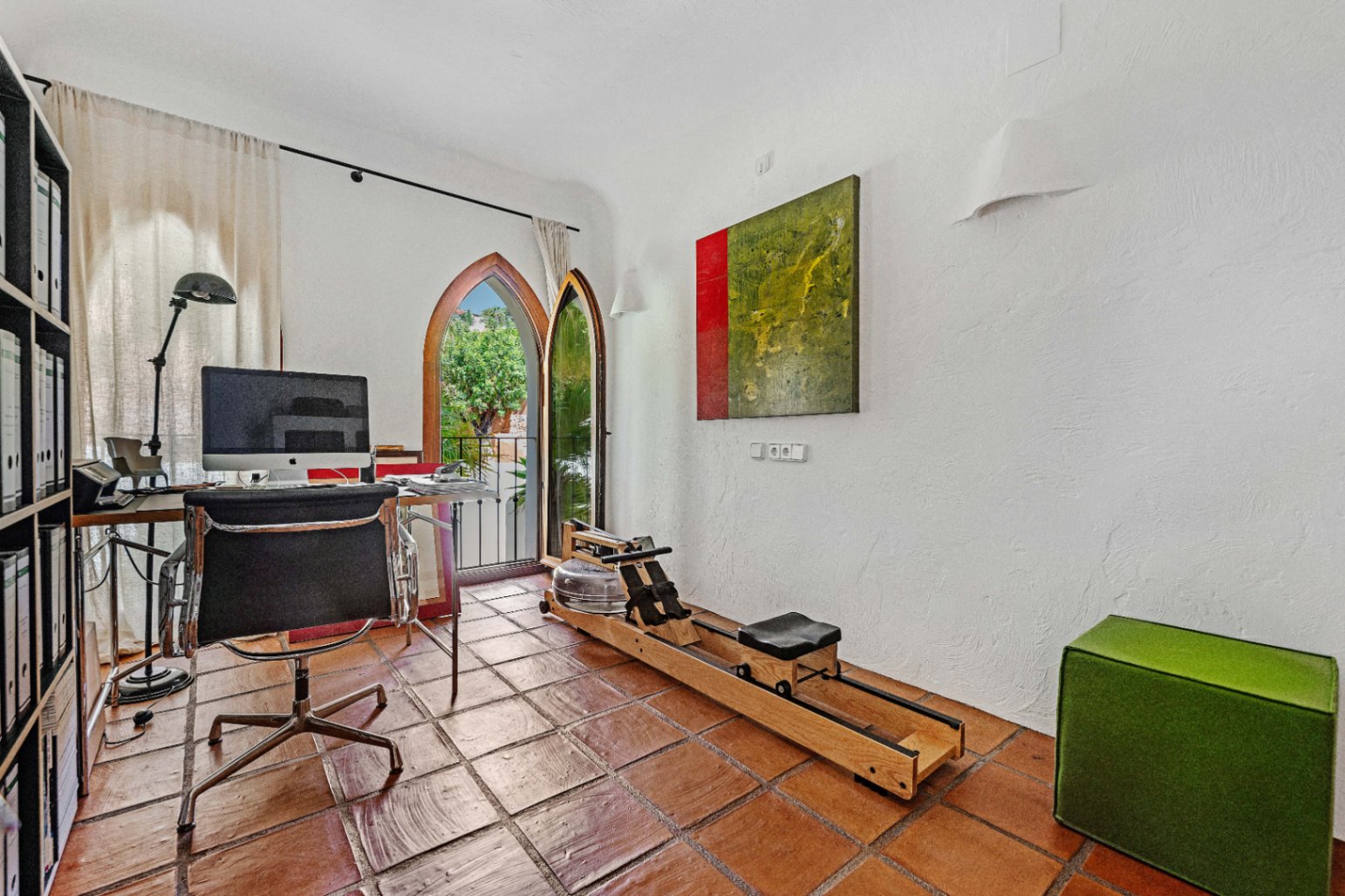 4125N - Villa con vistas al mar en estilo ibicenco en el Portet in Moraira cerca de la playa en venta